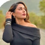 Hina Khan Instagram – Dude I don’t really care kinda look..
#BlackLover #winterstyle #FallFashion