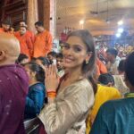 Hrishitaa Bhatt Instagram - 🙏 Grateful for the opportunity to visit Lal Baug Ganpati and receive His divine blessings. 🌟 May His blessings reach all #LalBaugGanpati #Blessed #GanpatiBappaMorya 🕉️ . . Styleby - @stylebyriyajn Outfit- @pairaahanofficial Managed by - @moushumibanerji . . . . . . #hrishitaabhatt #bollywoodactress #mumbaiinfluencer #mumbaiinstagrammers #mumbaidaily #mumbaigram #mumbaifashion  #bollywoodfashion #bollywoodstyle #indianactress #ganpati #ganpatibappamorya #lalbaughcharaja #ganpatidarshan Lalbaugcha Raja Sarvajanik Ganeshotsav Mandal