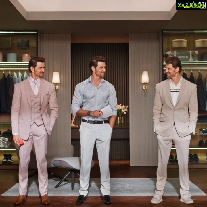 Hrithik Roshan Instagram - My latest shoot for @arrow_1851 was a milestone one! A collaboration that made me wear the best, look my best, and feel truly special. #DeservesAnArrow #Arrow #Ad