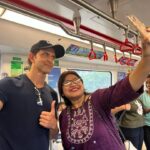 Hrithik Roshan Instagram - Took the metro to work today. Met some really sweet n kind folks. Sharing with you the love they gave me. The experience was spectacular. Beat the heat + the traffic. Saved my back for the action shoot I’m going for.