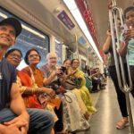 Hrithik Roshan Instagram - Took the metro to work today. Met some really sweet n kind folks. Sharing with you the love they gave me. The experience was spectacular. Beat the heat + the traffic. Saved my back for the action shoot I’m going for.