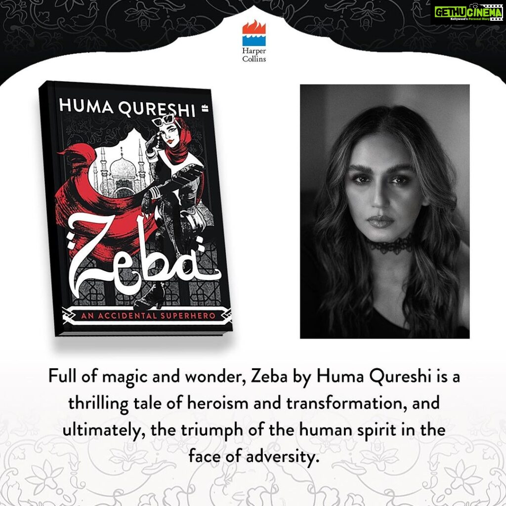 Huma Qureshi Instagram - Finally the cat is out of the bag !! Super excited to share the announcement of my debut novel : ‘Zeba - An Accidental Superhero’ with @harpercollinsin .. and a massive shoutout to my agency @asuitableagency … Been working on this for the past 2 years and everyone around me knows how much this means to me 🤍 Book out in Dec 2023 . Comments below will be seen as a vote of interest to buy the book ;-)