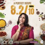 Huma Qureshi Instagram - The delicious tale of Tarla is serving to the hearts of the entire nation 🍲👩‍🍳 Watch #TarlaOnZEE5, streaming now @mrfilmistaani @pglens @ronnie.screwvala @ashwinyiyertiwari @niteshtiwari22 @gautamved83 @pashanjal @hasanainhooda @varun.shetty.1840 @tarladalal @renudalalcooking @manish_kalra_ @_sanjayshetty #SanjayDalal @deepak_dalal_official @rsvpmovies @earthskynotes @zee5 @zee5global @zeemusiccompany
