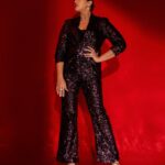 Huma Qureshi Instagram - Siblings ❤️ all cleaned up for the #Bawaal screening Styled by : @sanamratansi Assisted by : @ankitha_chauhan @sr_styleco Pant suit - @eizabykaaj Earrings : @diosaparis @Amigos.rizwan Rings - @karishma.Joolry Neck layering - @tuula.jewellery Photographer : @kaasastudio Hair : @cletusliuu Make up : @krisann.figueiredo.mua Nails : @itssoezi