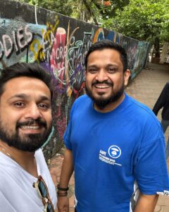 Hussain Dalal Instagram - Happy birthday Abbas bhai ! @abbasdalal my bestest friend. My closest ally. Brother. Guide. Father. The greatest and coolest and most unstable man I’ve ever met! Happy birthday. May you live a thousand years and beyond that. I love you more than Instagram can handle. In your honour today we have launched the #mumbaimerijaan teaser. Hahaha I love you again.. and again.. and again.. happy birthday ♥️♥️♥️