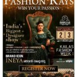 Ineya Instagram – BRAND ICON,
OUR CELEBRITY GUEST 
@iam_ineya

Fashion Rays Win Your Passion
@prasobh__kailas

Register soon to get trained and toned from fashion industry tycoons!! @calicut.tradecentre

Event Partner :- @media.engine.events

Associate: @jovel_pazhayattil_productions_

www.prasobhkailas.com/news-events/fashion-rays
Or email us to: fashionrays@pk-ph.com | or call/whatsapp +919061100555 +919895842944

#fashionrays #drrobinradhakrishnanfan_
#prasobhkailasproductionhouse #kailasproductionhouse #mrandmissindianicon #mollywoodflicksaward2021