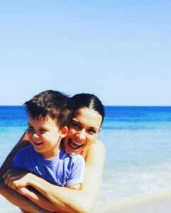 Isha Sharvani Instagram - Happy birthday LUCA💕✨ Your my sunshine, you make me happy everyday! I LOVE being your mom💕✨