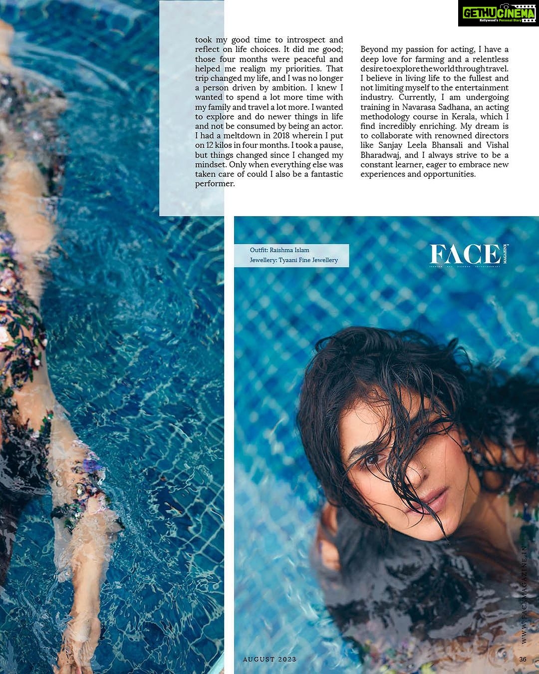Isha Talwar Instagram - Faces ๐บ Produced By: @facemag.in Publisher: @harshithundet @kanchanshrivastava06 Creative Director: @farrahkader Photography: @tejasnerurkarr Stylist: @hemlataa9 @stylebyhemlataa Makeup Artist: @richie_muah Hair Stylist: @ashisbogi Interview by: @gayathri__ramachandran Asst. Stylist: @saloni142_ Shoot Coordinator: @masaladosa_ Asst. Creative Dir: @haaute Face Intern: @_shikhaaaaaaaa Fashion Intern: @the_sudha_sharma Artist Publicly: @hardlyanonymous_2.0 Location: @sofitelmumbaibkc On Isha- White Saree with Corset Blouse: Saree: @thesilksaga Jewellery: @tyaanijewellery Blouse: @martyco.in Maroon Flowy Dress: Outfit: @sajke.in Jewellery: @tyaanijewellery Peach Wrap Dress with Bralette: Outfit: @since1988.in Jewellery: @tyaanijewellery Embellished Sheer Dress: Outfit: @raishmacouture Jewellery: @tyaanijewellery