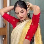 Ishaani Krishna Instagram - ♥️ VC : Cutie @hansubeeeey 😘 #heeriye#trend#trending#reels#instareels#ishaanikrishna#onam
