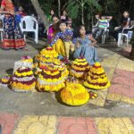 Ishika Singh Instagram – “The fragrance of flowers and the vibrant colors of Bathukamma light up the spirit of every Telugu woman.” #bathukamma #bathukammacelebrations #bathukamafestival #flowerpower #flowerlovers