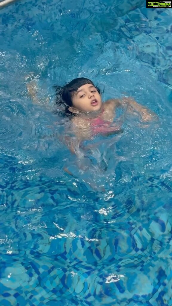 Ishika Singh Instagram - “If the wind in my sail on the sea stays behind me One day, I’ll know If I go, there’s just no telling how far I’ll go” #mylittlemonster #mylittlemermaid #motherhood #mothernature #moana #girlswimming #swimlife #lovetoswim