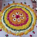 Ishika Singh Instagram - Freshen up with flowers as colourful as this pookalum. Happy Onam #happyday #happyonam #happyonam🌻🌺