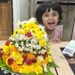 Ishika Singh Instagram – Building a flower tower in a triangle shape and placing
durga maa on the top Singing and dancing around,
fills the day with happiness …
 Happy Bathukamma.  #happybathukamma #bathukammacelebrations #bathukama #bathukamafestival #flowerarrangement