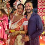 Ishita Dutta Instagram – Sidoor Khela, a celebration of womanhood and unity, on this auspicious day of Vijaya Dashami seeking Durga Maa’s blessings and guidance. 🙏

 #SidoorKhela #VijayaDashami North Bombay Durga Puja