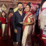 Ishita Dutta Instagram – Sidoor Khela, a celebration of womanhood and unity, on this auspicious day of Vijaya Dashami seeking Durga Maa’s blessings and guidance. 🙏

 #SidoorKhela #VijayaDashami North Bombay Durga Puja
