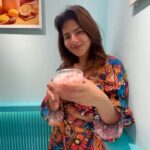 Iswarya Menon Instagram – Rainbow on my clothes literally 🌈😜
.
#colourful #goodfoodgoodmood