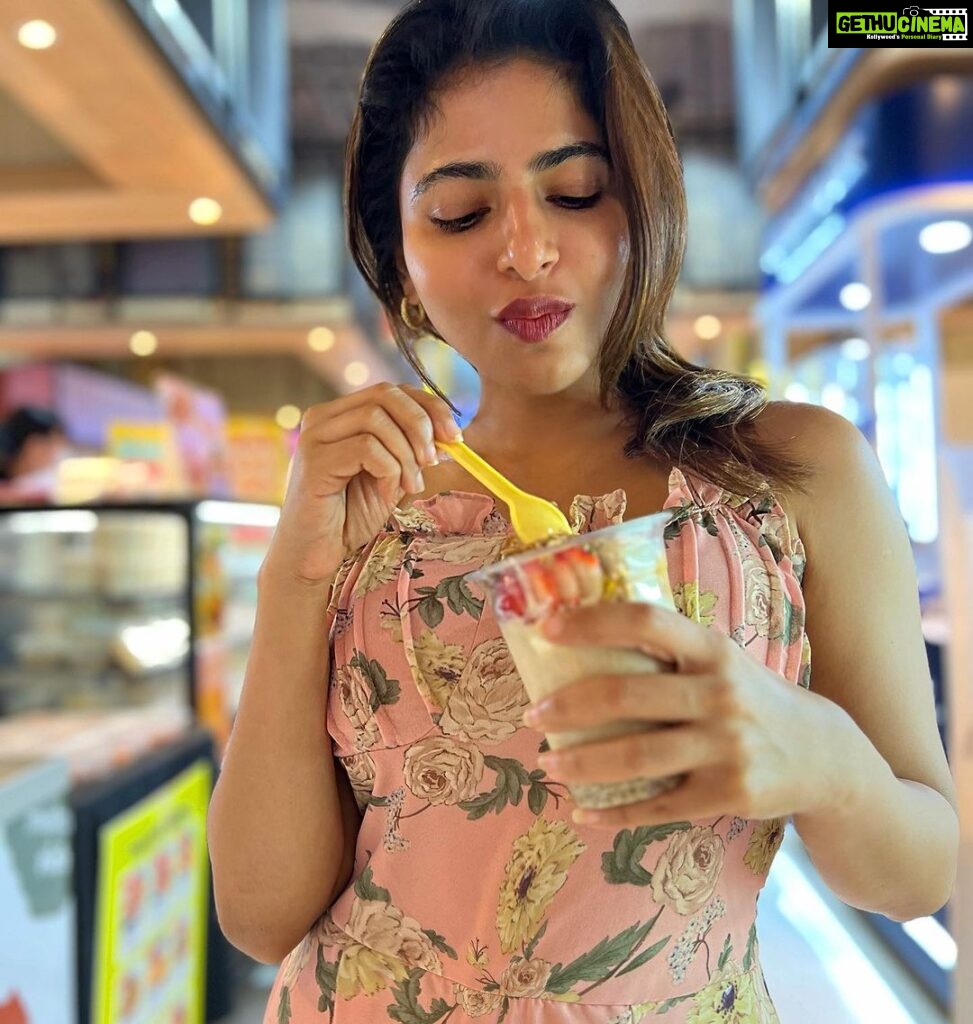 Iswarya Menon Instagram - You are what you eat, So eat dessert 🍮🤨🍨🤪🧁😝