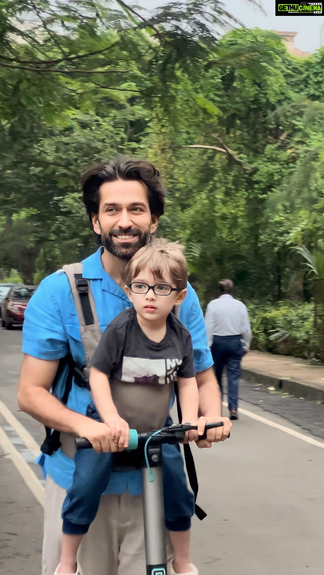 Jankee Parekh Instagram - Sufi has always been a Mumma’s boy but being his primary caregiver can at times get hard and challenging. As Sufi has been growing up, my single main wish was for him to develop a strong, unbreakable bond with his Dadda. I wanted Sufi to realise that even when I wasn’t around, Dadda could take excellent care of him and at the same time, I wanted Nakuul to experience the joy of single-handedly doing everything for our baby. In the past few weeks, I have witnessed this transformation happen in front of my eyes. Ever since Nakuul wrapped up his television show, he’s been making every effort to be there for Sufi, from morning till night— whether it’s brushing, bathing, feeding, school pickups, nap times, or trips to the park. You name it, he’s done it! My proudest moment was when I interrupted their playtime in his room last week, and Sufi told me, ‘Mumma, GO.’ At first, it surprised me, but then I realized that Sufi now feels so secure and comfortable with Dadda that my absence doesn’t faze him. His Dadda has become his rock! I think I’m finally ready for that long, solo vacation I’ve been dreaming of 😍😍