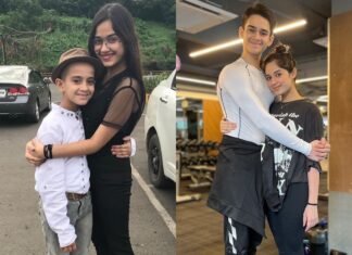 Jannat Zubair Rahmani Instagram - Happy birthday baby brother!!❤️ This is us 6 years apart Don’t grow so fast 🥹 Happyyy happyyy 16thhhhh😘😘😘😘😘