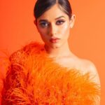 Jannat Zubair Rahmani Instagram - Feeling orange for Grazia 🍊 Outfit @chiselbymr Stylist @styledbysujata Earring @kiwibymusskan_jewelry Makeup @makeupbysurbhik 📸 @smileplease_25