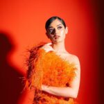 Jannat Zubair Rahmani Instagram - Feeling orange for Grazia 🍊 Outfit @chiselbymr Stylist @styledbysujata Earring @kiwibymusskan_jewelry Makeup @makeupbysurbhik 📸 @smileplease_25