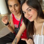 Jannat Zubair Rahmani Instagram - Met Radhika today for the first time in Phuket… Felt so so happy to finally see her, thank you for the love and unconditional support @jannatzubair_bangkok_fan 💕 She got my name and picture tattooed. It honestly means so much to me 🫶🏻💕 Pullman Phuket Panwa Beach Resort