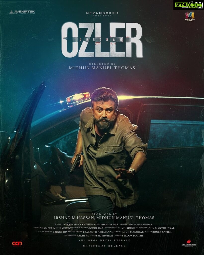 Jayaram Instagram - OZLER is coming this CHRISTMAS 🎄!!!! Get ready to witness it in the BIG SCREEN 🔥💥 @midhun_manuel_thomas 🎥