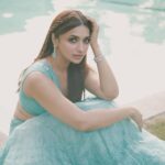 Jiya Shankar Instagram - Blue skies, sunshine, and everything's fine 🩵✨ Photographer :@akshayphotoartist Outfit: @devnaagri Stylist: @anamikajain__ Jewellery- @tipsyfly Location- @theforestclubresort @zuperhotels Artist Reputation Management : @oceanmediapr