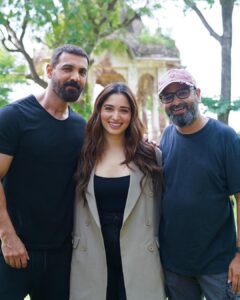 John Abraham Instagram - Team #Vedaa is privileged to have the wonderful & effervescent @tamannaahspeaks join the cast for a special, pivotal role. 

@nikkhiladvani @sharvari @nowitsabhi  @shariq_patel @onlyemmay @madhubhojwani @minnakshidas @aseemarrora @zeestudiosofficial @emmayentertainment @johnabrahament