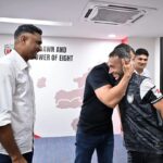 John Abraham Instagram – It was a special day filled with passion, strategic talks, and the energy of our team coming together!

Thank you @thejohnabraham for making it an unforgettable day at the #NEUFC offices 🤩

#StrongerAsOne #8States1United Indira Gandhi Athletic Stadium