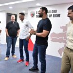 John Abraham Instagram – It was a special day filled with passion, strategic talks, and the energy of our team coming together!

Thank you @thejohnabraham for making it an unforgettable day at the #NEUFC offices 🤩

#StrongerAsOne #8States1United Indira Gandhi Athletic Stadium