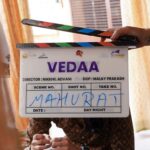 John Abraham Instagram – Lights, camera, and action! Vedaa hits the floors. 🎥🎬
Get ready to witness adrenaline-pumping action in our next, #Vedaa with @sharvari, directed by @nikkhiladvani, produced by @zeestudiosofficial, @emmayentertainment & @johnabrahament. ✨ 

@nowitsabhi @shariq_patel @onlyemmay @madhubhojwani @minnakshidas @aseemarrora