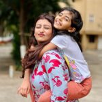 Juhi Parmar Instagram - My most favourite pictures are the ones where we are lost in our laughter and smiles! Its truly a blessing to giggle, laugh and enjoy the smallest treasures of life from your eyes my little Ginni! #love #loveyou #mylifeline #lifeline #mother #motherhood #motherdaughter