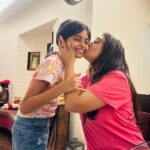 Juhi Parmar Instagram - Rakshabandhan has always been a festive time at home and what's most special is the memories....Every year like I have shared earlier, Samairra ties rakhi to me and its a bond of ours where I shall always protect her! This year Samairra was a little under the weather hence we all couldn't get ready and celebrate in the most festive way but Samairra still had a bright smile on her face and excitement in her eyes about tying rakhis and so while the frames may not look perfect, the definition of perfect is slightly different for us due to the smiles and warmth we shared along with the laughter. Not to miss we both tie rakhi to my dad too.. after all he is the one under whose umbrella of love and care we all are protected 💖 #togetherforever #togetherness #rakhi #rakhshabandhan #family #bond