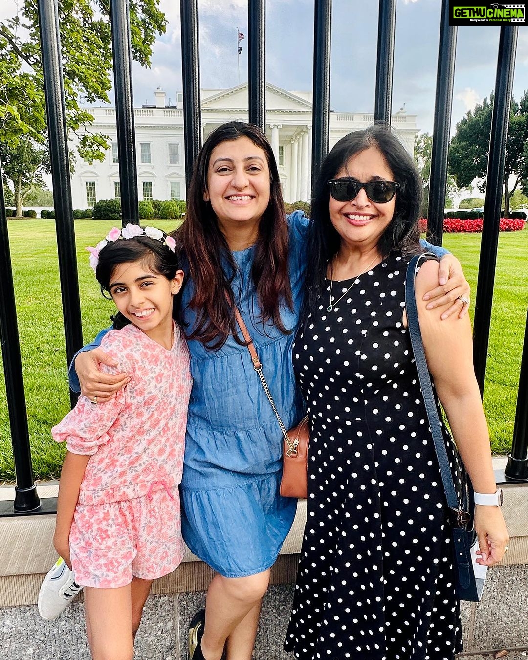 Juhi Parmar Instagram - We are back from a wonderful and memorable vacation and the best part of our trip was meeting Asheesh ji , Rupal ji and Sukratti. Little does one know the definition of kindness and selflessness till when actually its seen unravel so beautifully...Its been a memorable trip but one of gratitude.. all thanks to my dearest Anoop Bhaiya who told me that his best friends stay in DC and got me in touch with them right before we were to leave for America and from leaving from Mumbai till the entire time when we were there, they were helping me make bookings, sending me guidance from shopping and did everything I had never imagined. I can go on and on about it. But truly what really is beyond words is when Samairra and I were stuck in New York City as our flight for Buffalo got cancelled. I didn't know what to do which is when they came to the rescue and right away booked us a bus to Washington DC, where they live. And when we reached our destination, smiling faces with waving hands were waiting for us at the bus stop at 11 in the night as if family was waiting with open arms to greet us and truly they have become family. From never having met each other to coming to our rescue at every little hurdle I faced in the trip, to taking us around Washington DC and opening up their home and hearts to us, and not to miss the delicious home cooked Indian meals , I must say I knew the definition of kindness but what it truly MEANS I saw unravel in front of my eyes during this trip. A thank you would never be enough but beyond what you did for Samairra and me, I must say we also learned that there is so much goodness still in the world and I'm glad that my child is seeing this and imbibes it for our future. I would happily miss seeing Niagara falls all over again if that meant meeting you all. Met you as Asheesh ji and Rupal ji and left with having to call you bhaiya and didi..describes everything. We have a home in USA now and that home is you both ❤️ Thank you Anoop bhaiya once again for introducing us and adding such a beautiful family to our lives ❤️🙏 #gratitude #blessed #family #love #travelstories #JPtravelstories #beautifuldestinations #love