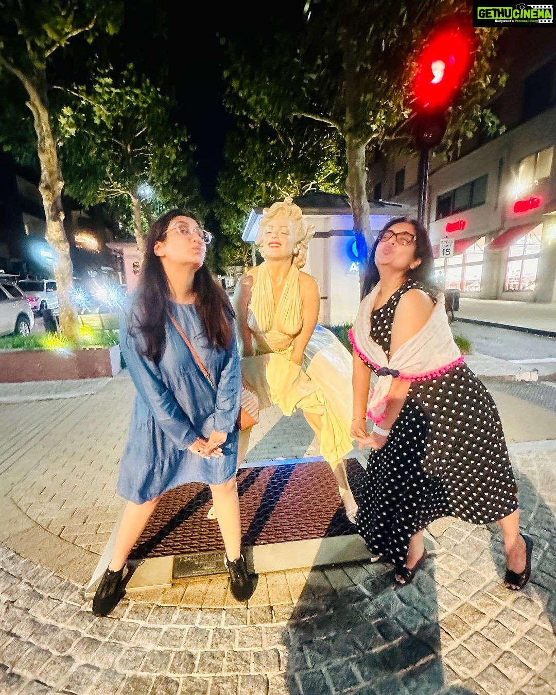 Juhi Parmar Instagram - We are back from a wonderful and memorable vacation and the best part of our trip was meeting Asheesh ji , Rupal ji and Sukratti. Little does one know the definition of kindness and selflessness till when actually its seen unravel so beautifully...Its been a memorable trip but one of gratitude.. all thanks to my dearest Anoop Bhaiya who told me that his best friends stay in DC and got me in touch with them right before we were to leave for America and from leaving from Mumbai till the entire time when we were there, they were helping me make bookings, sending me guidance from shopping and did everything I had never imagined. I can go on and on about it. But truly what really is beyond words is when Samairra and I were stuck in New York City as our flight for Buffalo got cancelled. I didn't know what to do which is when they came to the rescue and right away booked us a bus to Washington DC, where they live. And when we reached our destination, smiling faces with waving hands were waiting for us at the bus stop at 11 in the night as if family was waiting with open arms to greet us and truly they have become family. From never having met each other to coming to our rescue at every little hurdle I faced in the trip, to taking us around Washington DC and opening up their home and hearts to us, and not to miss the delicious home cooked Indian meals , I must say I knew the definition of kindness but what it truly MEANS I saw unravel in front of my eyes during this trip. A thank you would never be enough but beyond what you did for Samairra and me, I must say we also learned that there is so much goodness still in the world and I'm glad that my child is seeing this and imbibes it for our future. I would happily miss seeing Niagara falls all over again if that meant meeting you all. Met you as Asheesh ji and Rupal ji and left with having to call you bhaiya and didi..describes everything. We have a home in USA now and that home is you both ❤️ Thank you Anoop bhaiya once again for introducing us and adding such a beautiful family to our lives ❤️🙏 #gratitude #blessed #family #love #travelstories #JPtravelstories #beautifuldestinations #love