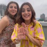Kajal Aggarwal Instagram - Guess who was the fire starter? Encapsulates our entire childhood in 10 secs! #sisterthings