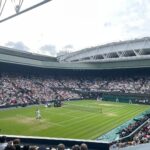 Kajal Aggarwal Instagram - Was super fun watching you @andreyrublev 🙌 Big Congratulations @djokernole you were spectacular as usual! @elisvitolina, you are so inspiring! Your grit, hard work and determination makes witnessing your magic, so special ! You deserve this win and a lot more ❤️ @rohanbopanna0403 was so good to see your brilliance in your doubles game, as always!😁 Thank you for having us for #wimbledon2023 @wimbledon @joonmeister And @72sportsgroup ❤️ Wimbledon
