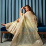 Kajal Aggarwal Instagram – Aisi Adaa dekhi…💫

Wore this beautiful saree from @xiti_weaves
Thank you for dressing me in sheer elegance for the very special pre glimpse event of #Satyabhama. 

#Satyabhama #sareelove #grace
#lovethelook #xitiweaves

Stylist – @archamehta @rashmi_angara 
Jewellery – @amrapalijewels
📸: @rohan.foto :)