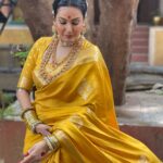Kamya Punjabi Instagram - Jai Skandamata ki ❤️ Skandami, which means 'mother of Skanda (Kartikeya)', is honoured on the fifth day of Navratri. She is the fifth incarnation of Goddess Durga and represents compassion and motherhood. She is dressed in yellow and rides on a lion. The colour of the day is yellow, which represents joy and optimism. It also represents happiness, cheerfulness and brightness. On this day, wearing yellow brings Skandamata's benefits of joy, abundance and harmony. Yellow Day 💛 #navratricolours #didun