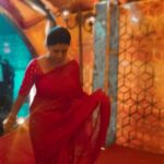 Kaniha Instagram - How much red is too much red? #sixyardsofelegance #sixyards #sareelove #redsaree