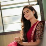Kanmani Manoharan Instagram - #kanmanimanoharan✨ Trains are wonderful 🚝 Shots @dhanush__photography