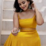 Kanmani Manoharan Instagram - #kanmanimanoharan✨ Styled by @indu_ig Photography @crearebyps @parvathamsuhasphotography MUAH @abhirami_mua Outfit @vkfashion2018