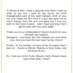 Karan Johar Instagram - To everyone - thank you!💜 @aapkadharam #JayaBachchan @azmishabana18 @ranveersingh @aliaabhatt @totaroychoudhury @utterlychurni @kshiteejog #AamirBashir @namitdas @anjalidineshanand @abhinavsharma5 @apoorva1972 @ajit_andhare @_ishita_moitra_ @shashankkhaitan @gogoroy @somenmishra @dharmamovies @viacom18studios @saregama_official @vikrammehra30 @manishmalhotra05 @ekalakhani @manushnandandop @baidnitin @amritamahalnakai @sohelsanwari @vaibhavi.merchant @ganeshacharyaa @remodsouza @farahkhankunder #RahulNanda #HimanshuNanda @shanoosharmarahihai @niluferq @kadamsid13 @tjwalebabu @ayushii17 #SumitChawla #Gopal @len5bm @shaunagautam @bindraamritpal @putlu @shwetabachchan @aartishetty @pooja__shetty @gaurikhan
