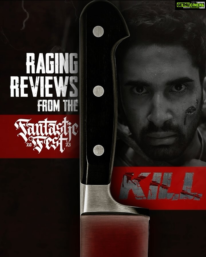 Karan Johar Instagram - It feels ‘bloody’ good to know people across the borders are hoping onto this mad mad maddd ride that we have made called - #KILL!!!!!! #KillAtFantsticFest @fantastic.fest @itslakshya @tanyamaniktala @raghavjuyal @nix_bhat @apoorva1972 @guneetmonga @achinjain20 @dharmamovies @sikhya
