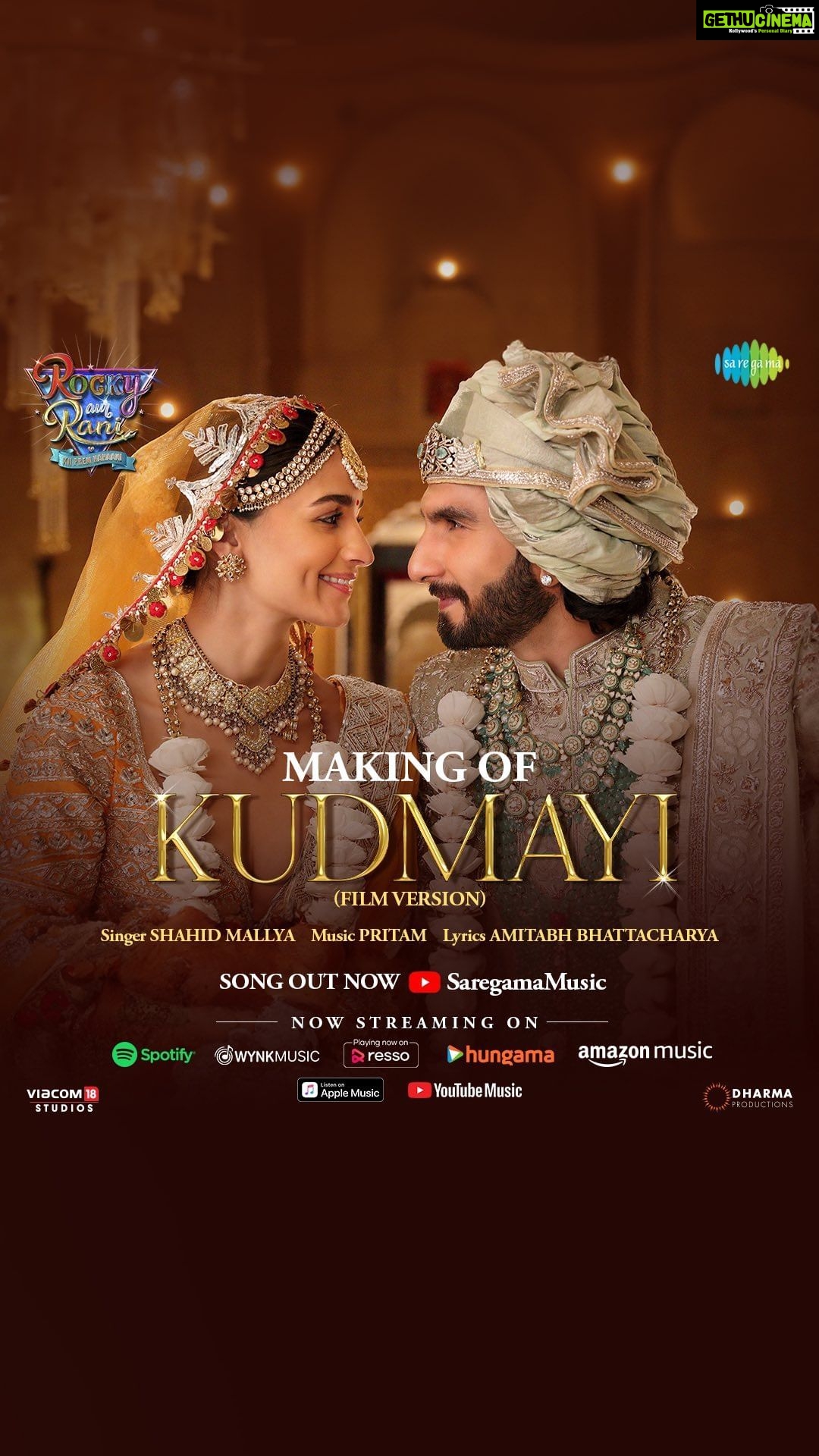 Karan Johar Instagram - #Kudmayi....such an emotional one for us all and it was truly the perfect ending we needed for sending off our audiences with all the love and ONLY LOVE!!!πππ #RockyAurRaniKiiPremKahaani #RRKPK @aapkadharam #JayaBachchan @azmishabana18 @ranveersingh @aliaabhatt @apoorva1972 @ajit_andhare @_ishita_moitra_ @shashankkhaitan @gogoroy @somenmishra @ipritamofficial @shahidmallya @amitabhbhattacharyaofficial @vaibhavi.merchant @dharmamovies @viacom18studios @saregama_official