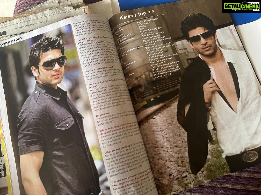 Karan Kundrra Instagram - from the first time you showed up on a newspaper to actually getting an acting job thanks to @ektarkapoor ma’am for checking her Facebook DM on that fateful day back in 2008 haha. You didn’t know what you were doing or where you were headed.. there’s so much doubt, so much risk, so much embarrassment when you fail.. and yet you chose to keep going.. from laughing stock to reigning your domain.. you did it just by not giving up… #ThankYouForComingKaranKundrra #IHaveComeALongWay I nominate my biggest inspiration @anilskapoor sir to share his story and inspire many more like me