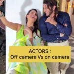 Karanvir Bohra Instagram - When your friend gets you in trouble but she also knows your weakness ‘THE CAMERA’ Actors: off camera and on camera
