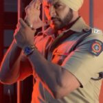 Karanvir Bohra Instagram - What does #ashley think of this #singham look? More importantly what does the #boss @itsrohitshetty think of this #singham4 look? Working on a new web series with the legend #shaktiman @iammukeshkhanna