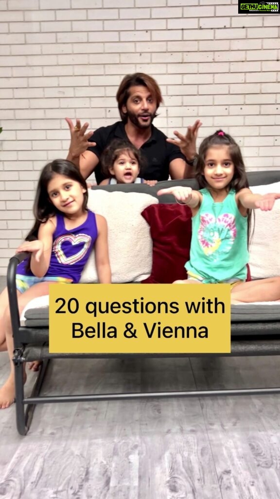 Karanvir Bohra Instagram - This is a crazy segment with Bella & Vienna…. Must watch…. I really wonder where they get their wit from 😈 Full episode on our YouTube Link in bio